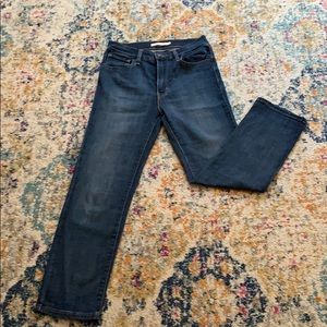 Levi 724 High Rise Staight Jean ankle length
